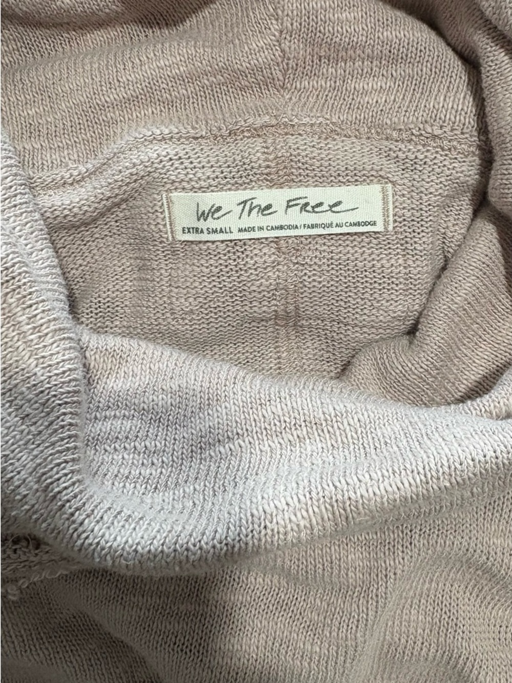 We The Free - Free People- Timmy Turtleneck - Oversized - Size XS - Picture 5 of 5